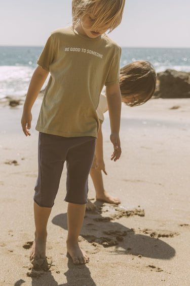 Go Gently Nation Be Good to Someone Tee, Sand Solid